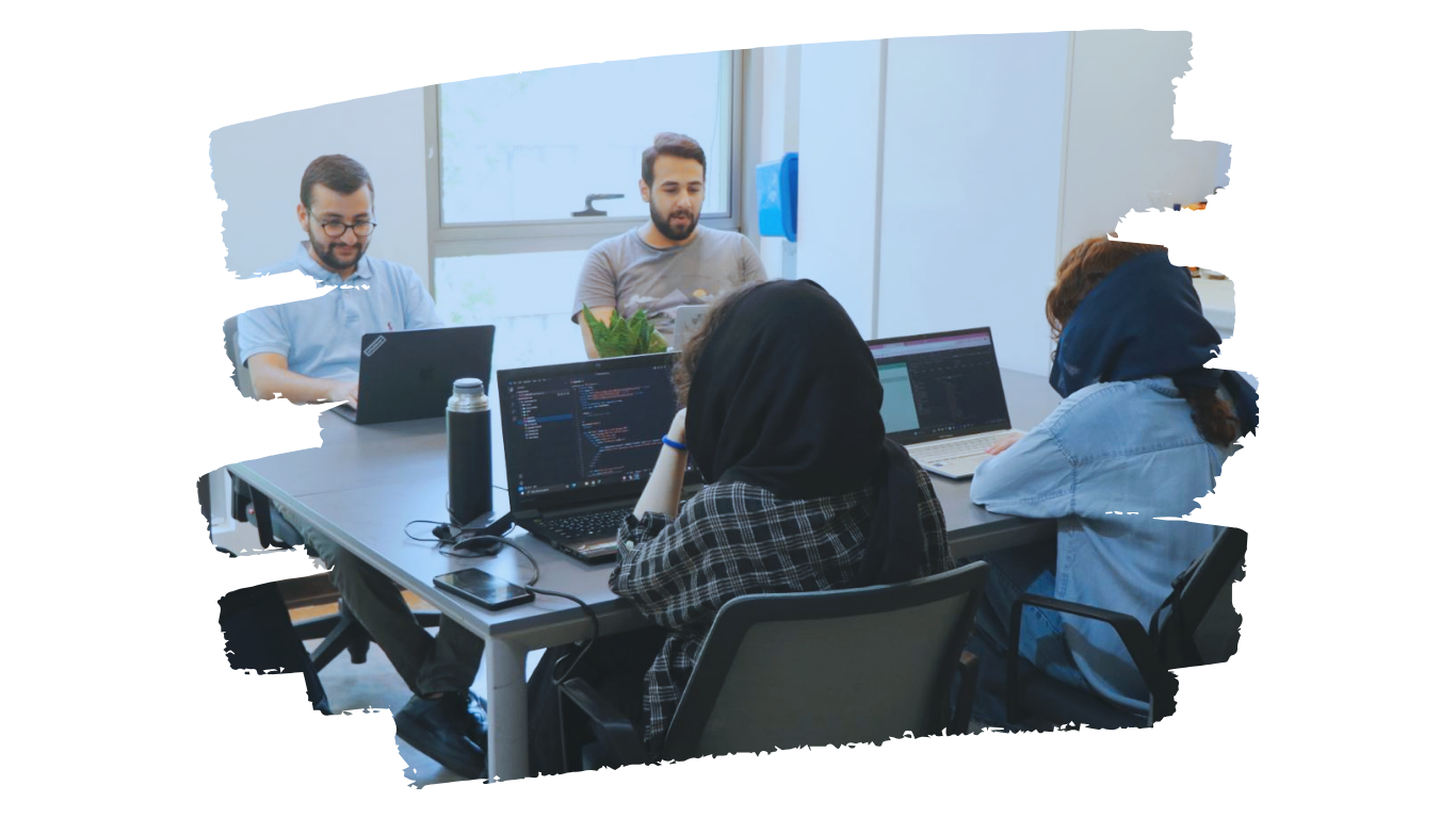 تیم در حال کار